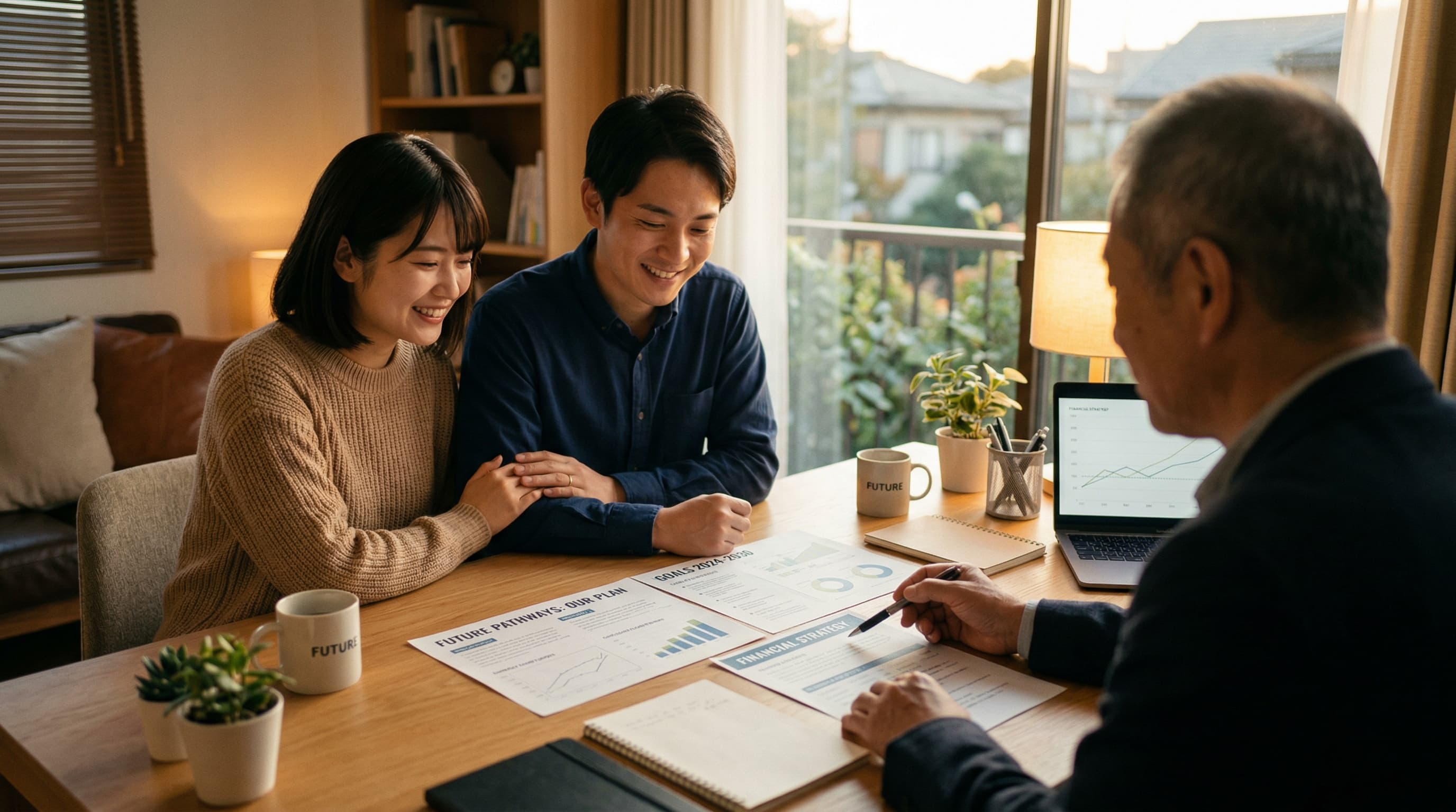 分断された意思決定が統合され、安心して相談できる様子